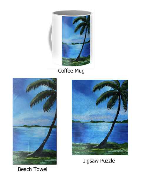 Lone Palm Tree other art