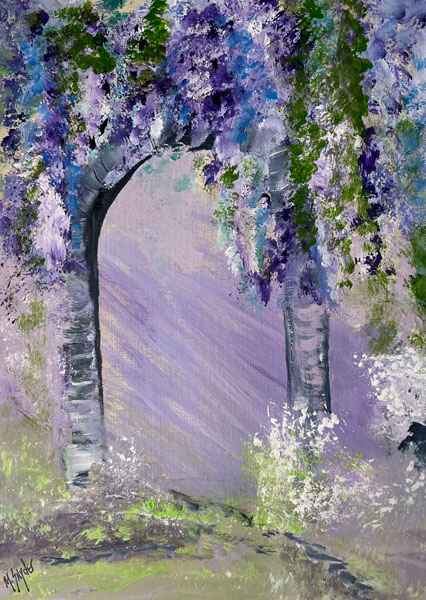 Hanging Wisteria Garden 