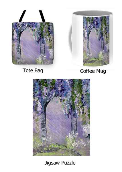 Hanging Wisteria Garden other art