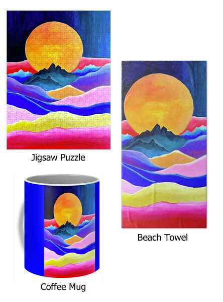 ​Dreamscape Abstract Painting more art
