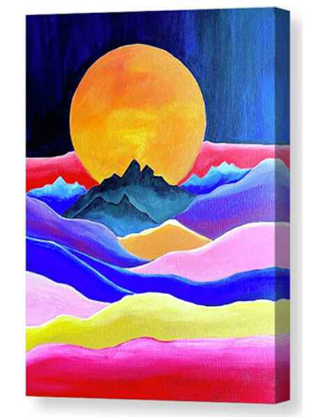 ​Dreamscape Abstract Painting canvas print