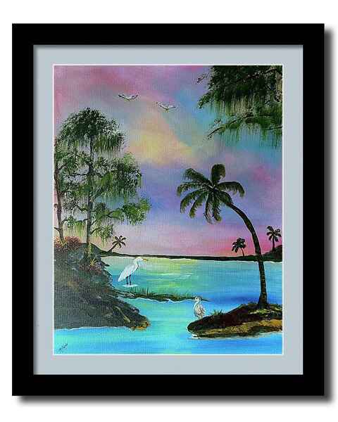 Gulf Coast Sunset framed print