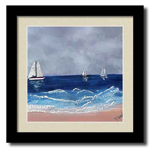 Sailboat Regatta framed print
