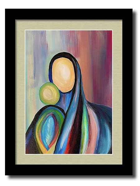 Mother and Child framed print