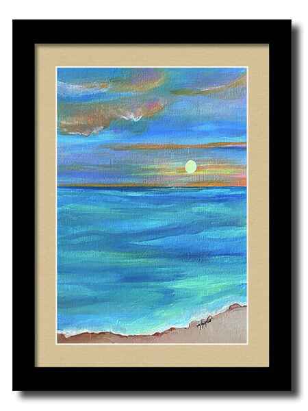 Pensacola Beach framed print