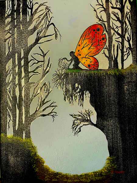 Fairy on a Cliff