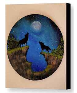 Full Moon Wolves