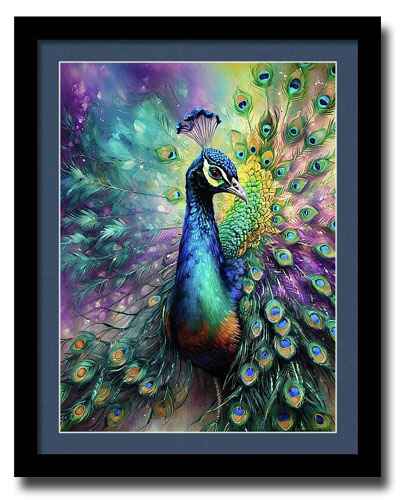 Peacock Elegance digital art