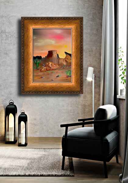 Autumn Leaves wall view
