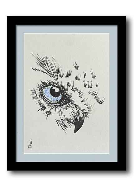 ​Wise Owl framed print