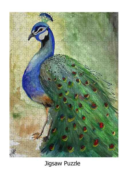 ​Queen of the Peacocks  Jigsaw Puzzle