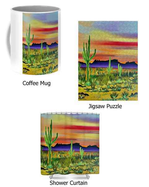 Arizona desert cactus other art