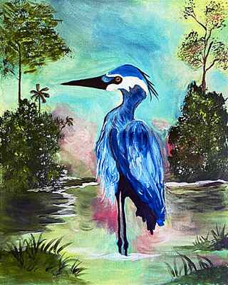 great blue heron