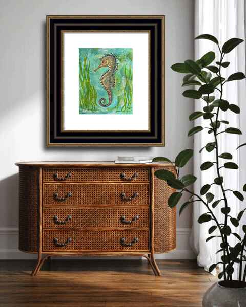 ​Golden Seahorse Painting room view