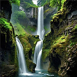 Cascading Waterfalls 