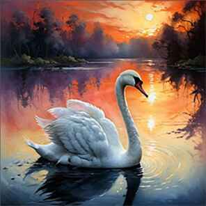 graceful swan
