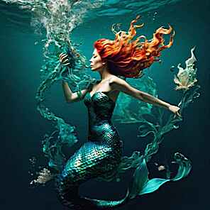 shimmering mermaid