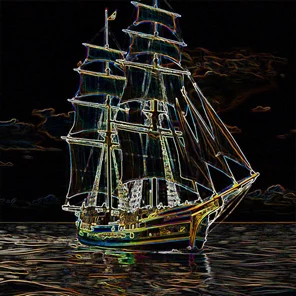 neon schooner