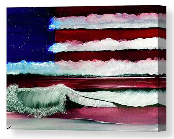 American Flag canvas print
