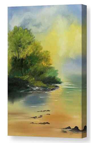 Secret Lake oil on canvas