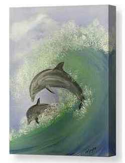 ​Surfing Dolphins