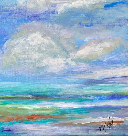 beautiful day seascape