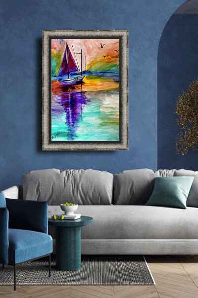 Purple Sailboat room view