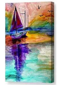 ​Purple Sailboat