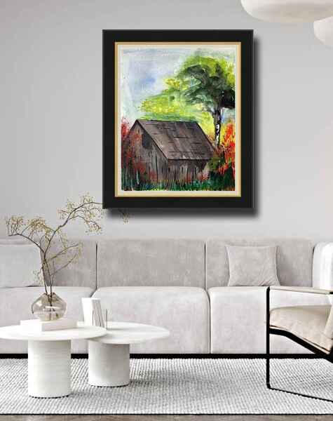 Brown Barn wall view