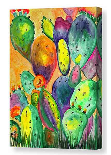 ​Prickly Pear Cactus canvas print